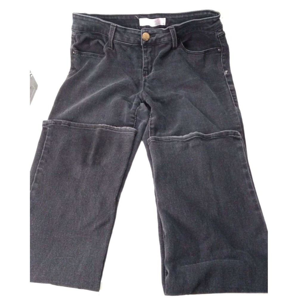 No Boundaries Size 9 Black Jeans Retro 90s Distressed Stretch